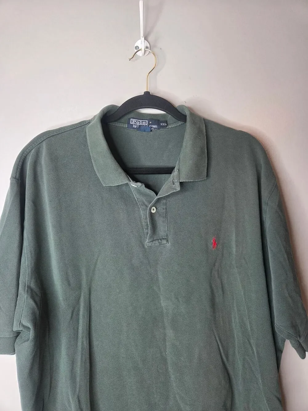 Polo Ralph Lauren Men’s XXL Green Banded Short Sleeve Polo Shirt Classic Fit